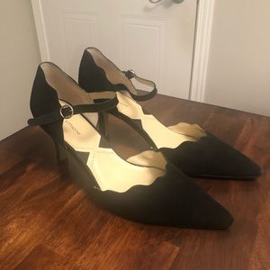 Adrienn Vittadini Black Suede heels - size 11
